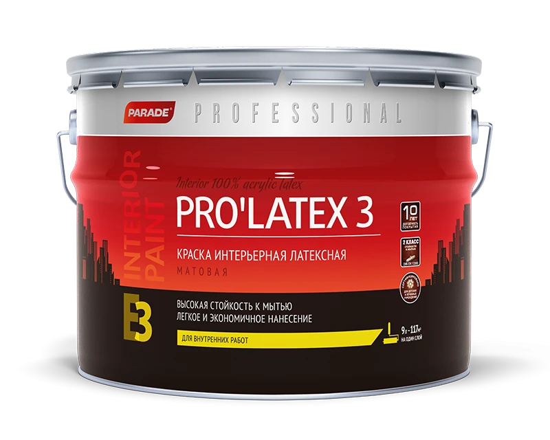 Parade Professional E3 PRO’LATEX3 Parade Professional E3 PRO’LATEX3